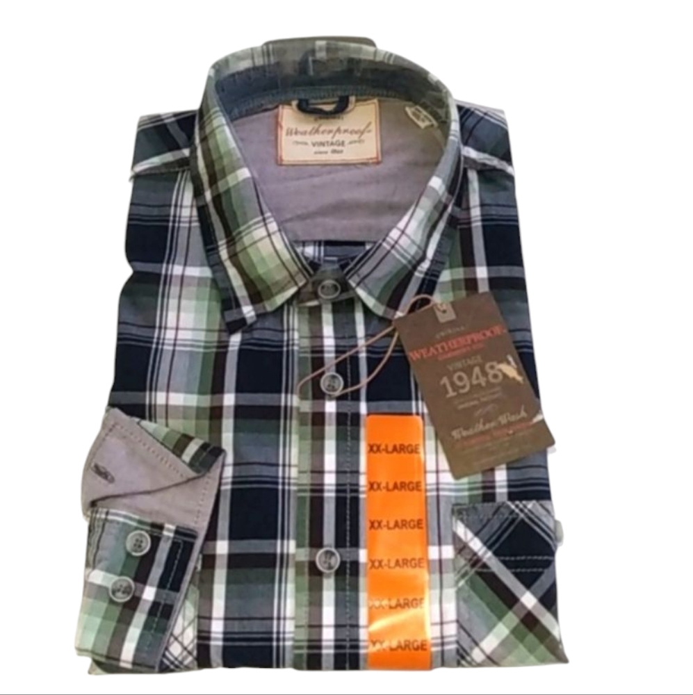 Weatherproof Vintage button down shirt size XXL new